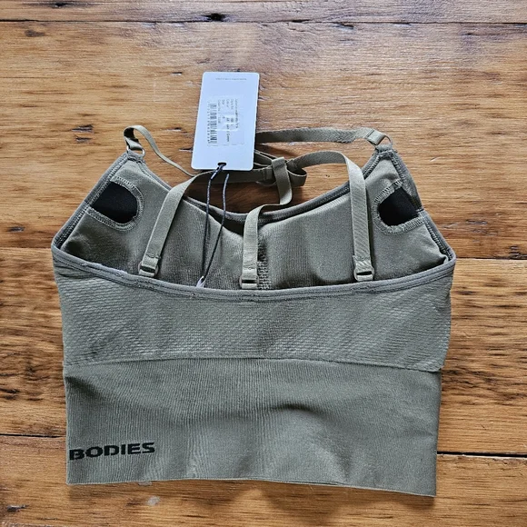 Better Bodies Astoria Seamless Sports Bra Washed Green Size S - Picture 6 of 9